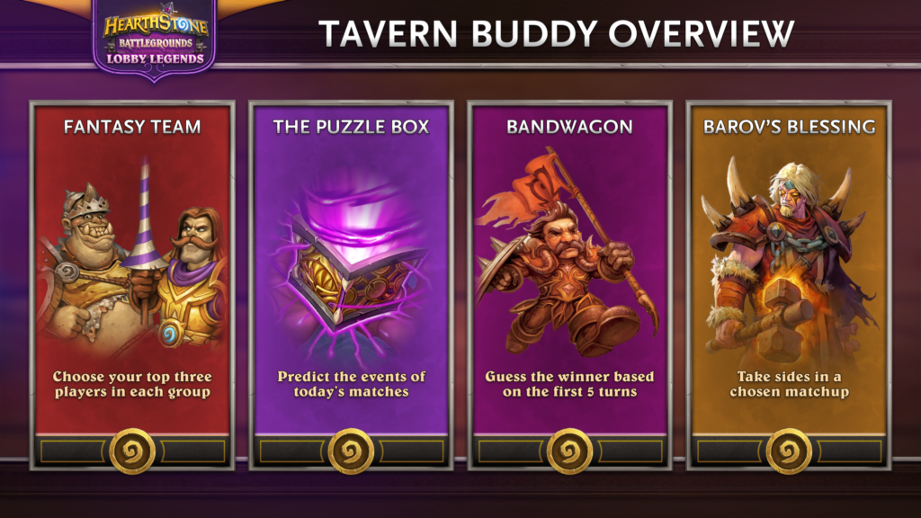 Hearthstone's Tavern Buddy Twitch extension information