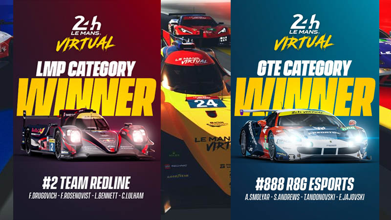 24 Hours of Le Mans Virtual Winners 2023