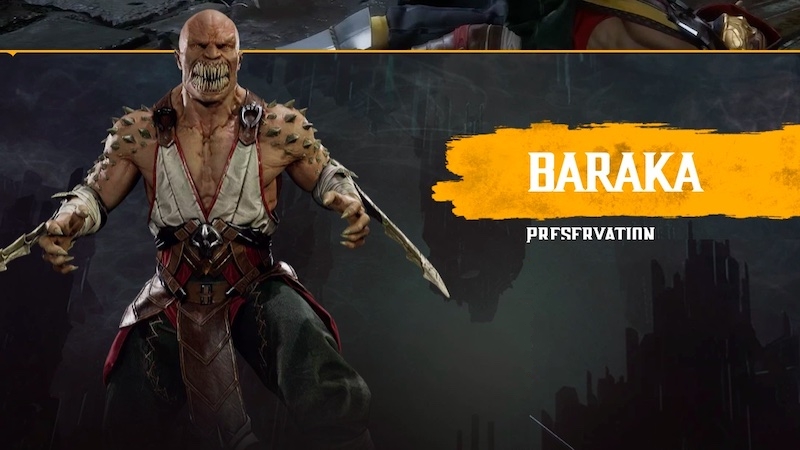 All Mortal Kombat Characters - Baraka