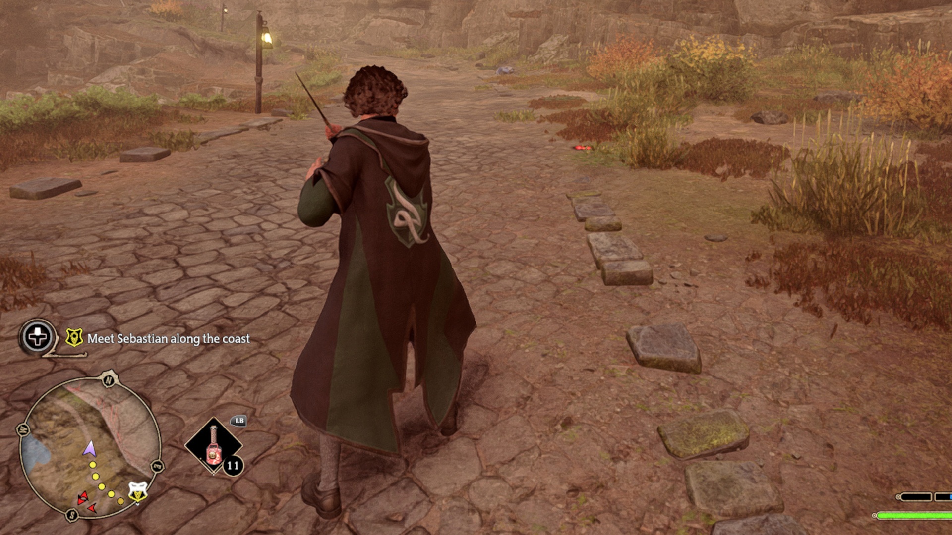 (If you want to show your house affiliation, you can customize your robes of the dark arts. (Image source: Nexusmods.com))