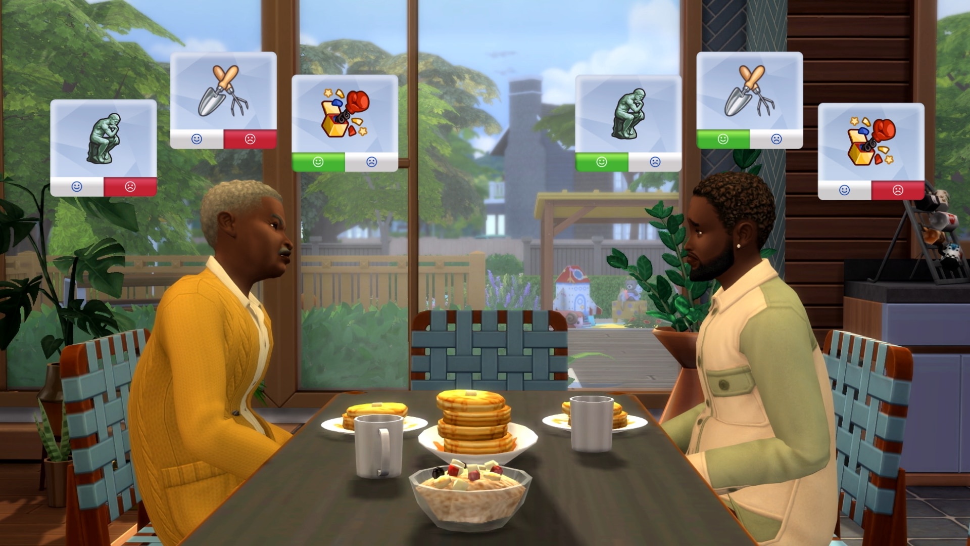 (Not every Sim gets along best with their father-in-law.)