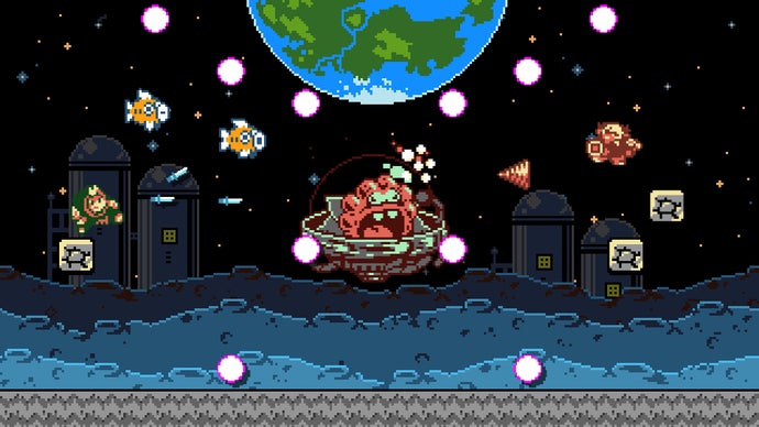 Dark Scrolls: A Dungeon Scroller created by the Gunbrella Developers Showcasing Timeless Fantasy Figures such as a Thief and a "Saxophone-Wielding Rat"