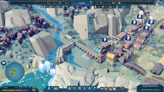 Island City-Builder Nova Roma Debuts Today, and I Would Have Submerged All My Romans Already If Not for Those Annoying Gods