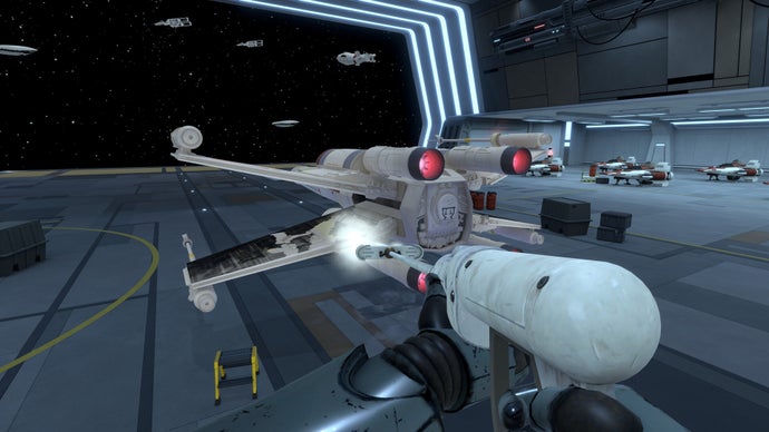 Droids Hard at Work Cleaning X-Wings in PowerWash Simulator 2's Star Wars DLC, Releasing This Summer