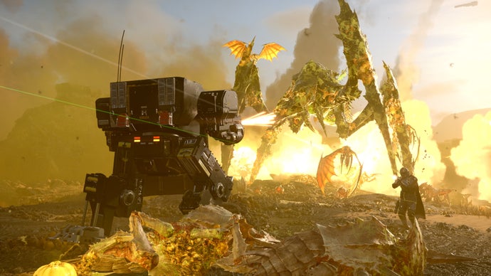 Helldivers 2's Newest Update: Serene Woodlands and Improved Exosuits Provide a Comforting Adventure