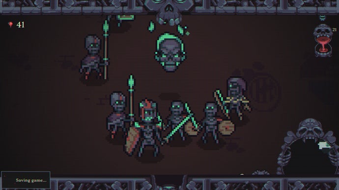 Skull Horde's Roguelike Autobattling Charms My Fiery Skeleton Cranium