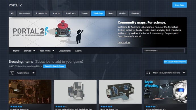 Steam Broadens Horizons with Fresh UI Beta for Workshop Mod Hub