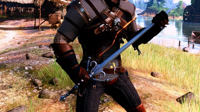 Geralt's Updated Blade from Songs of the Past Expansion Introduced to Witcher 3 by Mod Enthusiasts