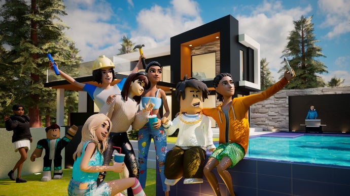 "Roblox's latest upscaling technology seeks to convert individual AI fantasies into a communal, interactive experience by rendering sentient blobs in photorealistic detail."