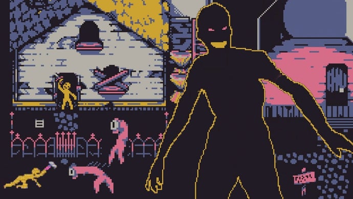 The Strange Rise of Stardew-Style Horror Farming Games Expands with Besmirch, Showcasing Overly Cheerful Grinning