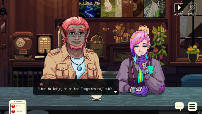 Coffee Talk Tokyo: A Visual Novel Showcasing 'Cool Japan' with Restricted Depth