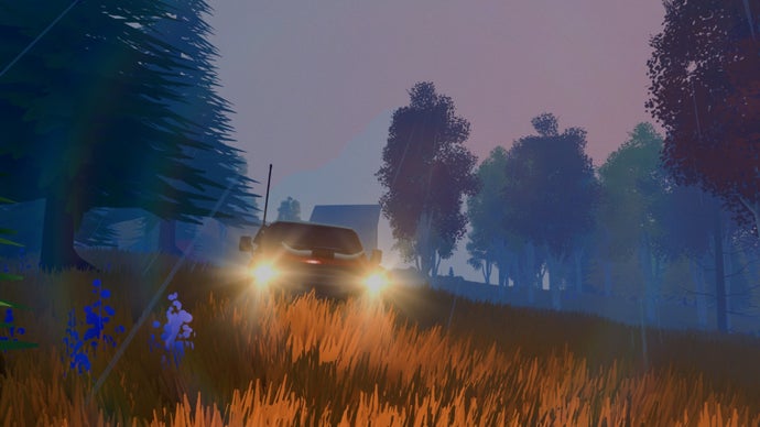Over the Hill might give a slick gloss to SnowRunner's tough off-roading, yet it can still plunge your jeep underwater in a heartbeat if you're not cautious.
