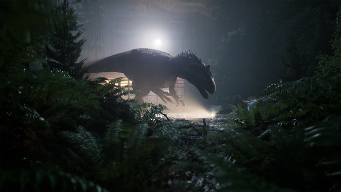 "The distinction isn't merely that you can't retaliate; it's that you sense you ought not to": The lead designer of Alien Isolation hopes you'll "honor" the dinosaurs in The Lost Wild.