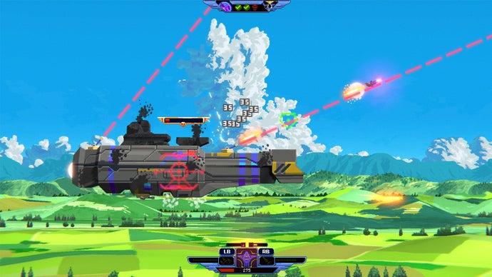 Wind Runners, similar to Luftrausers, Demonstrates I'm an Excessively Negligent Pilot for Bullet-Hell Aerial Combat