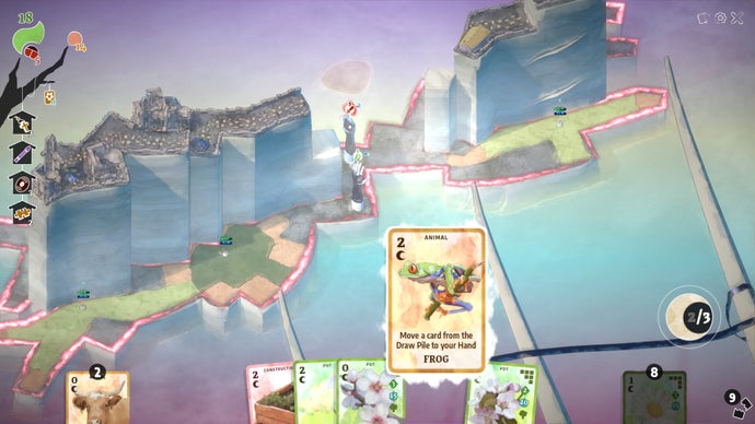 The Comfort of Blossoms: An "Eco-Dystopian" Deckbuilding Game Merging Slay the Spire and Terra Nil, Where You Restore Contaminated Isles with Foxgloves, Bees, and Lions