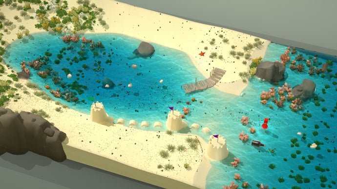 Alluring Beaches and Enjoyable Physics Await in the Sandbox Game "Sandcastle"