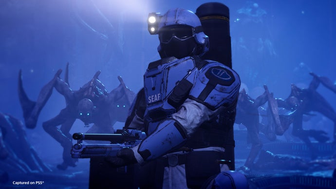 Hug Super Earth Grunts in Helldivers 2's Devoid of Liberty Update featuring Overhauled NPC Troops and Fresh Illuminate Enemies