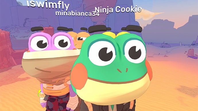 Lick Your Pals in Huge Leaps Together: Fresh Eight-Player Cooperative Update for the Frog Platformer, Influenced by Mario Modifications