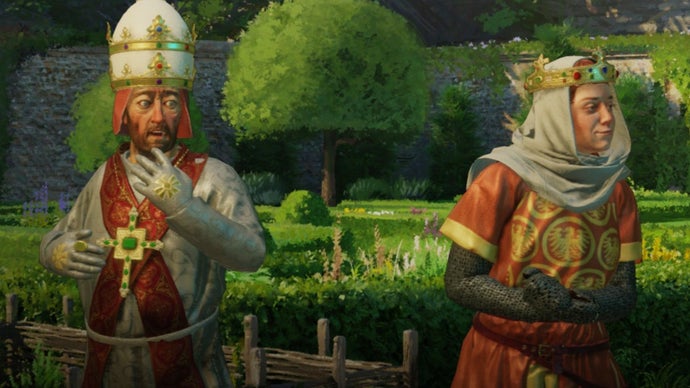 Crusader Kings 3's By God Alone Expansion Brings Sacred Shenanigans, Even in the Absence of a Polyamorous Pope's Triple Annulment