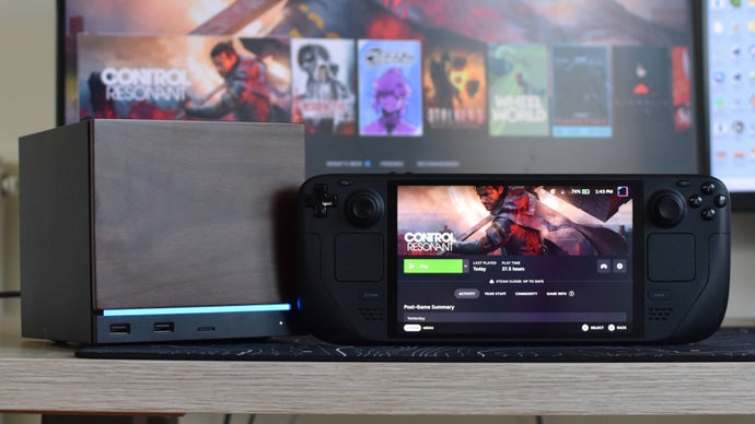 The Steam Machine shines with Control Resonant, yet the support for Steam Deck falls short.